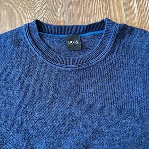 Boss Hugo Boss sweater - navy blue x large